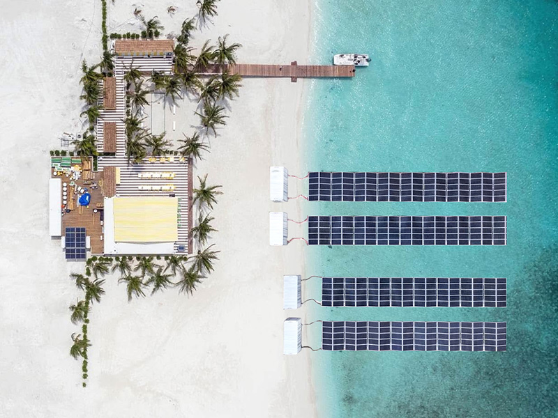 Bekas PV Solar (Jenis Terapung)